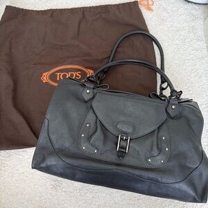 TOD'S Black Leather Women's Bag